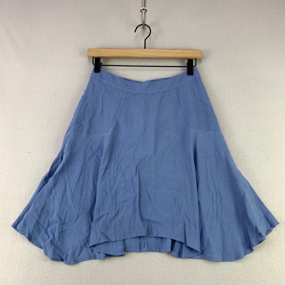 Marchesa Rose Skirt Women XS Blue A-Line Viscose Flared Whimsygoth Wedding
